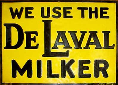 We Use The DeLaval Milker