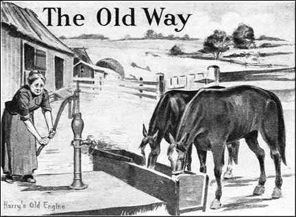 Mother does the hard work.