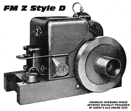 1 1/2 HP Fairbanks Morse Headless Main Bearing Gas Engine Motor 