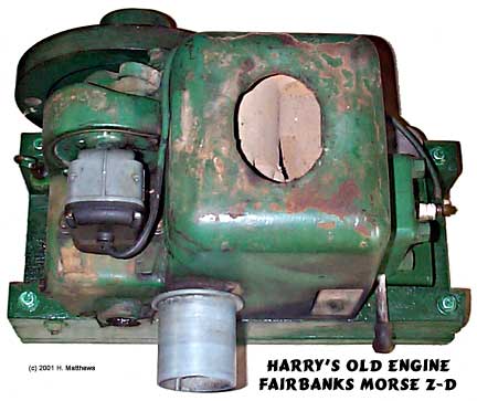 1.5-2 HP Fairbanks Morse Model Z Style D J Magneto Base Gas Engine Motor 